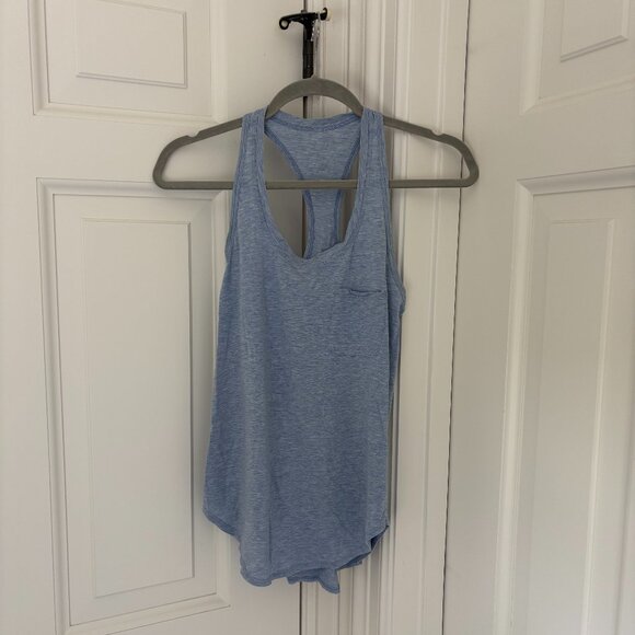 Lululemon Blue-gray Heather tank - Picture 1 of 2